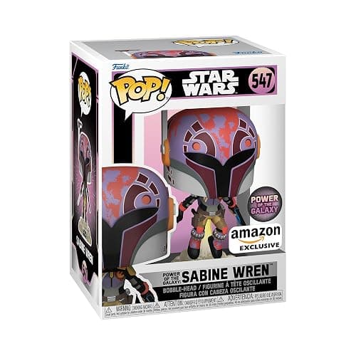 Funko POP! Women Of Star Wars - Sabine Wren - Star Wars: Rebels - Amazon Exclusive - Collectable Vinyl Figure - Gift Idea - Official Merchandise - Toys for Kids & Adults - TV Fans - Image 1