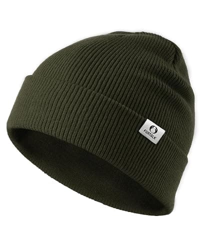FURTALK Double-Layer Beanie for Men Women, Ultra Soft Stretchy Knit Winter Hat Unisex Cold Weather Beanie Hat - Image 1