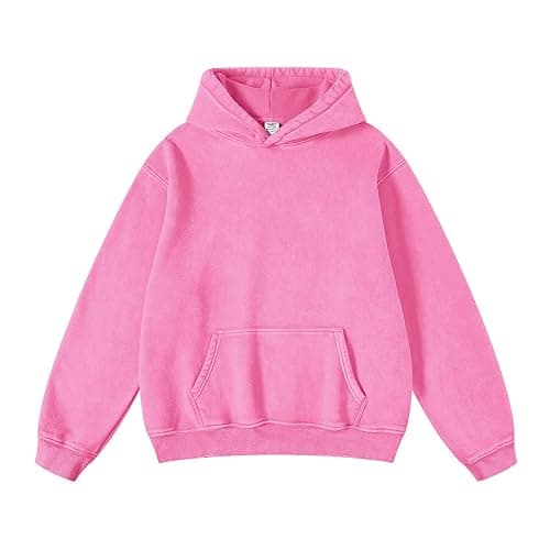 Dnzzs Womens Oversized Hoodie Acid Wash Hoodie Couples Vintage Sweatshirt Heavyweight Fleece Cotton Hoodies Streetwear Trendy - Image 1