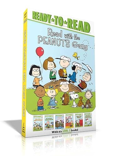 Read with the Peanuts Gang (Boxed Set): Time for School, Charlie Brown; Make a Trade, Charlie Brown!; Peppermint Patty Goes to Camp; Lucy Knows Best; Linus Gets Glasses; Snoopy and Woodstock - Image 1