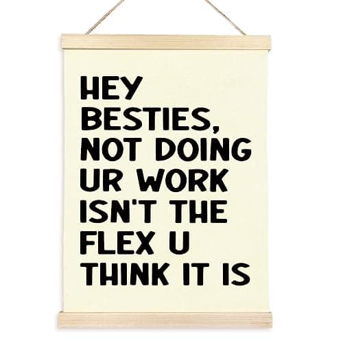 CGBHW Funny Classroom Poster Hanger Frame 12x16 Inch, Classroom Nurse Office Must Haves Posters Wall Art Hanging Decor for Middle High School Decoration, Funny Teacher Nursing Student Gifts - Image 1