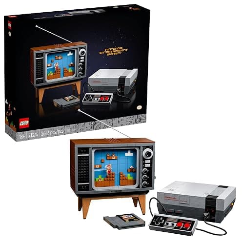 LEGO Super Mario Nintendo Entertainment System 71374 Gameplay Building Set, Model Kits for Adults to Build, DIY Creative Activity, Collectible Gift Idea - Image 1