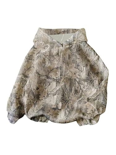 SOLY HUX Women's Camo Hoodies Graphic Hooded Oversized Sweatshirts Pullover Fall Clothes Street Wear - Image 1