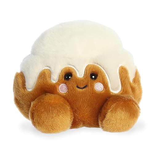 Aurora® Adorable Palm Pals™ Sugary Cinnamon Roll™ Stuffed Animal - Pocket-Sized Play - Collectable Fun - Brown 5 Inches - Image 1
