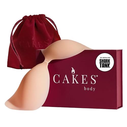 CAKES Body® Adhesive Strapless Bra - Reusable Cakes™ Sticky Bra for Fuller Looking Seamless Shape - Sculpting Solution - Image 1