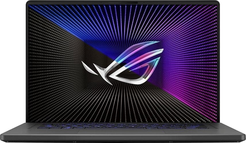 ASUS ROG Zephyrus G16 Gaming Laptop, 16” WUXGA 165Hz, 13th Gen Intel Core i7-13620H, GeForce RTX 4070, 32GB RAM, 512GB NVMe SSD, Wi-Fi 6E, RGB Keyboard, Eclipse Gray - 32GB | 512GB SSD - Image 1