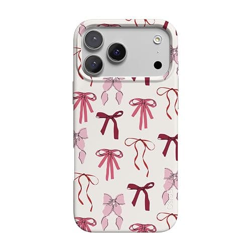 Casely iPhone 17 Pro Case | Lover Girlie | Pink Bows | Compatible with MagSafe | Classic Ultra Slim Design - Image 1