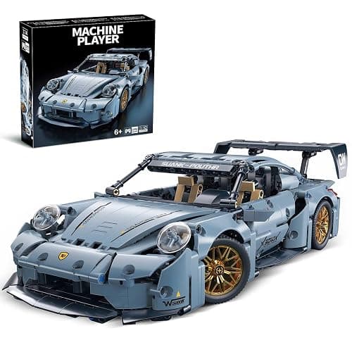 hahaspil Sports Race Car Building Set Kit for Boys & Adults, 1:14 MOC Toys Racing Model Car Kits, Birthday Gift for Boys Kids Age 8-14 12-16 - Image 1