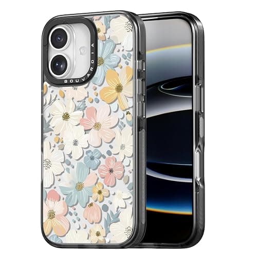 Bouvardia for iPhone 17 Case, Shockproof Protective Phone Case & Lovely Blossom Floral Design, Aesthetic Cute Girly Cover from Extraordinary Designer for Women and Girl - Image 1