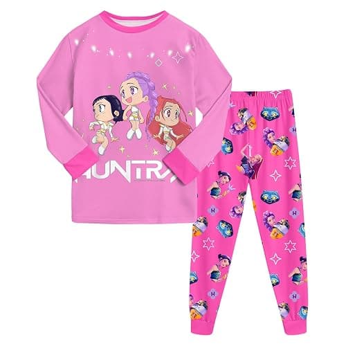 Kpop Demon Pajamas Set for Girls Pjs Set Rumi Mira Zoe Cartoon Long Sleeve Pyjamas Kids Sleepwear - Image 1