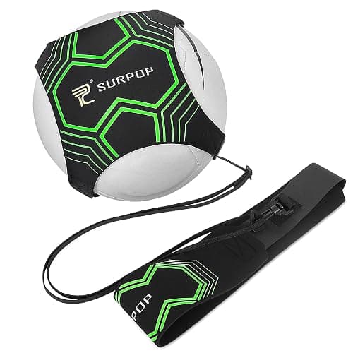 Soccer/Volleyball/Rugby Trainer, Football Kick Throw Solo Practice Training Aid Control Skills Adjustable Waist Belt for Kids Adults - Image 1