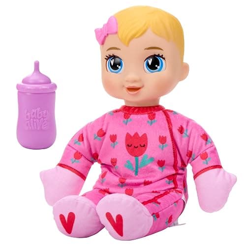 Baby Alive Nighttime Snuggles, Blonde Hair Doll with Sounds, Soft Body and Breathing Motions, Toys for Children Aged 18 Months+ - Image 1
