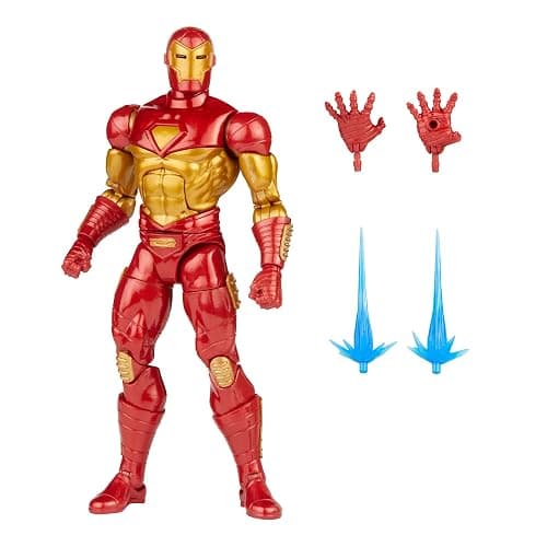 Marvel Hasbro Legends Series 6-inch Modular Iron Man Action Figure Toy, Includes 4 Accessories and 1 Build-A-Figure Part, Premium Design and Articulation - Image 1