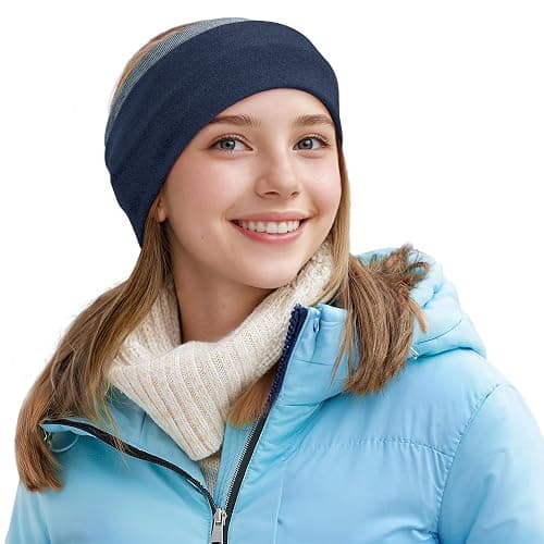 Sukeen Ear Warmer Headband for Women, Double-Layer Warm Winter Headbands for Women, Ear Muffs for Running Cycling Sports - Image 1
