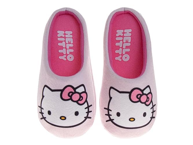 Hello Kitty Sanrio Sweethearts Strawberry Short Cake Harry Potter Slippers for Girl Boy Kitty Cat Slipper Indoor Cute Plush House Shoes for Kids Sizes: 5-10 Toddlers 11-13 Little kids 2-5 Big Kids - Image 1