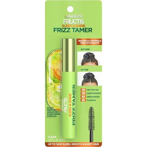 Garnier Fructis Sleek & Shine Frizz Tamer Slicking Hair Serum Wand for Frizz and Flyaways, 0.27 Fl Oz - Image 1