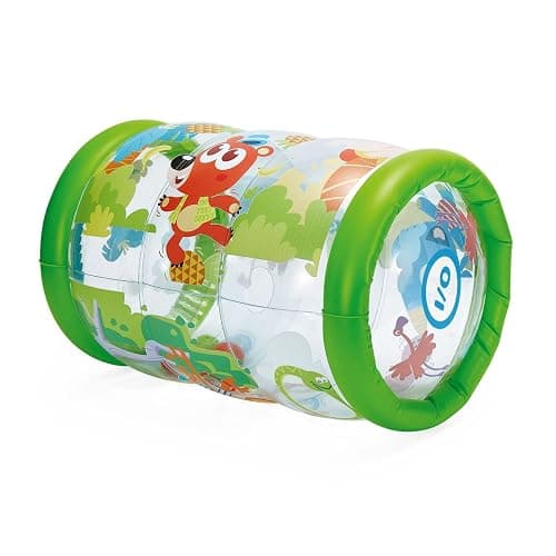 Chicco Jungle Musical Roller, Rodillo Inflable para Gatear, Juguete para el Desarrollo de la Coordinación 2 en 1, con Efectos Sonoros, Temática Selva, Colores Vivos, para Niños de 6 Meses a 3 años - Image 1