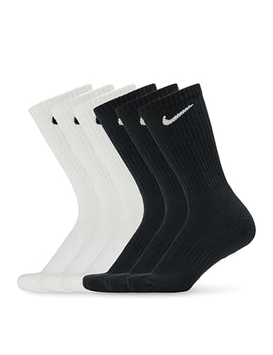 Nike Unisex Adult Everyday Cushioned Training Crew Socks (6-Pack) | Mens and Womens - Image 1