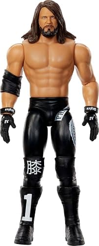 Mattel WWE AJ Styles Action Figure, Main Event Series #154 6-inch Collectible with 10 Articulation Points & Life-Like Look - Image 1