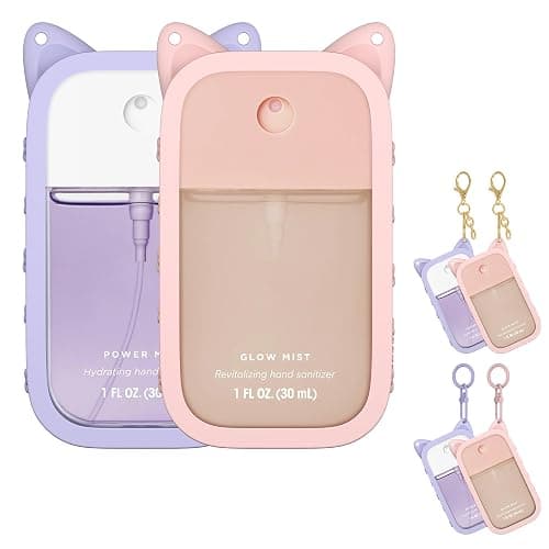 Sonnorel Silicone Case Compatible with Touchland Hand Sanitizer Spray (Fit for 1 FL OZ/30 mL Ver), Portable keychain - Image 1