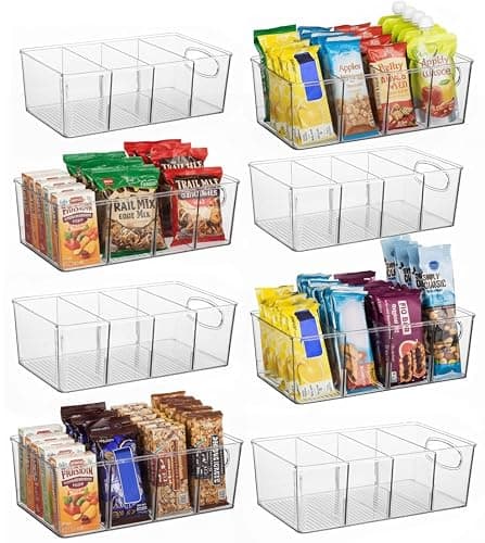Pantry Organizers and Storage, Cabinet Organizer Kitchen Organizers and Storage - Fridge Organizer, Drawer Organizer & Snack Organizer - Refrigerator Organizers and Storage, Cupboard Shelf Organizer - Image 1
