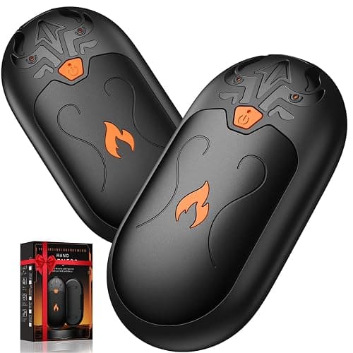Hand Warmers Rechargeable 2 Pack, Electric Hand Warmer, 24Hrs Long Lasting Magnetic Reusable Hand Warmers with 3 Heat Settings, Portable Pocket Heater, for Men, Women, Camping, Hunting, Golf, Ski - Image 1