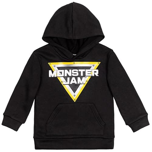 Monster Jam Maximum Destruction El Toro Loco Grave Digger Fleece Pullover Hoodie Toddler to Big Kid - Image 1