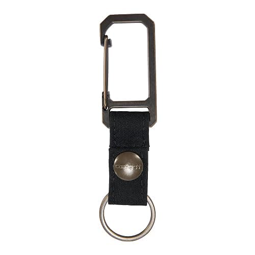 Carhartt Unisex Adult Durable Metal Key Keeper, Belt Loop Key Ring Holder with Self-Locking Metal Gate Clip for Car/Home Keys - Image 1