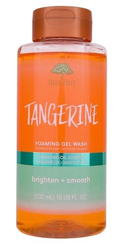 Tree Hut Tangerine Foaming Gel Wash | Cleanse & Soothe Skin without Stripping Moisture | Made with our Hydrating Oil Complex | 18 fl oz. - Image 1