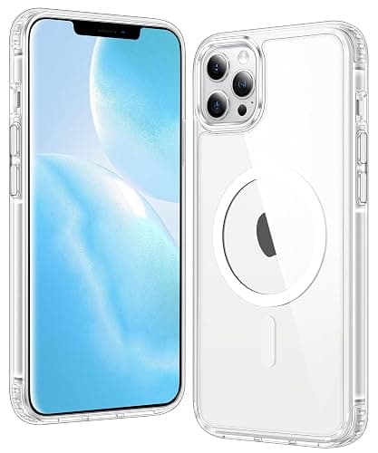 FNTCASE for iPhone 11 Pro Case: Clear Magnetic Phone Cases Compatible with Magsafe Slim Anti Yellowing Military Grade Drop Protection Rugged Protective Transparent Cell Phone Cover (A-Clear) - Image 1