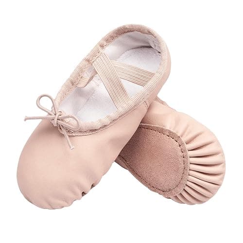 Stelle Ballet Shoes for Girls Toddler Ballet Slippers Soft Leather Boys Dance Shoes for Toddler/Little Kid/Big Kid - Image 1