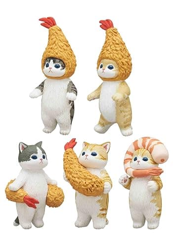 Parade Inc. Mofusand Fried Shrimp Cat Blind Box - 1 of 5 Collectable Figurines - Fun, Versatile Decoration for Cat Enthusiasts - Image 1