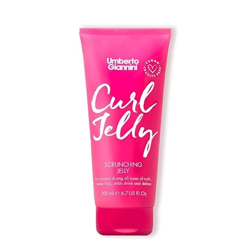 Umberto Giannini Curl Jelly Scrunching Jelly 7 fl Oz - Frizz Solution Defining Hair Gel for 2a-4c Curly, Wavy, Coily Hair - Vegan & Cruelty-Free - 6.7 Fl Oz (Pack of 1) - Image 1