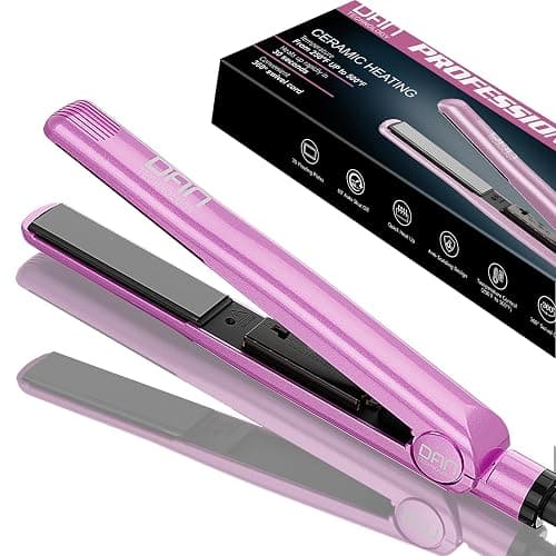 DAN Technology Hair Straightener, Ceramic Flat Iron, 1 inch, 500 ℉, Adjustable Temperature, Dual Voltage, Professional Flat Irons for Women - Image 1