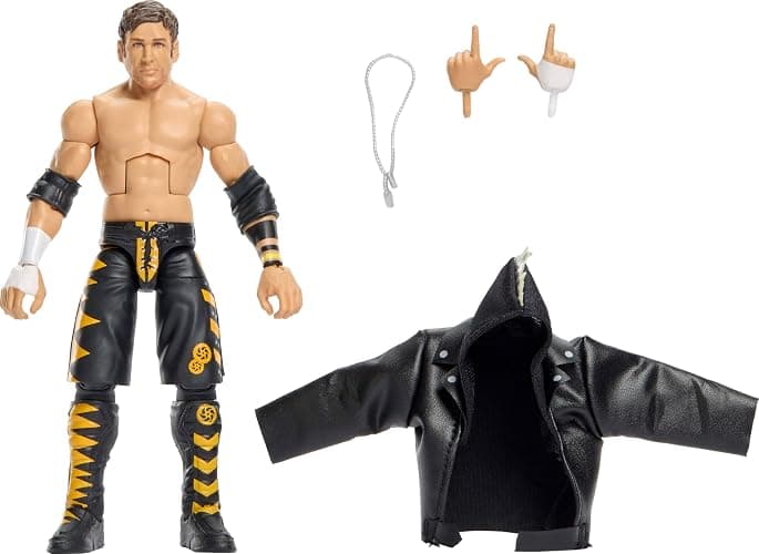 Mattel WWE Elite Action Figure & Accessories, Series #124 Set, 6-inch Collectible Chris Sabin with 25 Articulation Points & Swappable Hands - Image 1