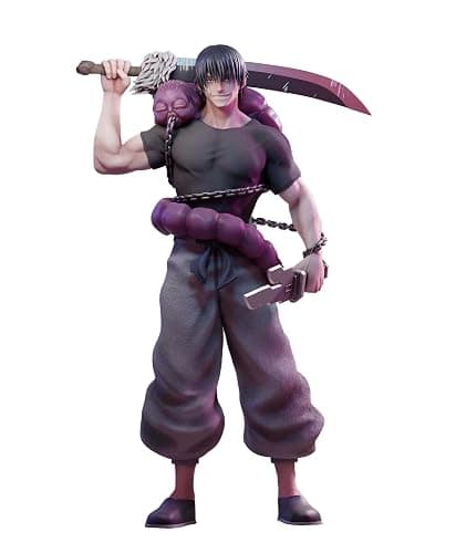 MABAIUDE Fushiguro Toji Figure Statue JJK Figure Model, 22cm Standing Pose Anime Action Figures JJK Fushiguro Toji Statue Handmade Collectible Desktop Decoration Gifts for Fans - Image 1