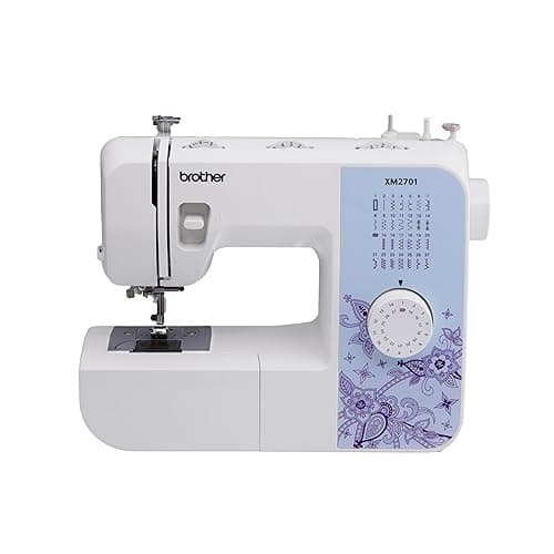 Brother Sewing Machine, XM2701, Portable Sewing Machine, 27 Stitches | Easy sewing machine with 6 sewing feet, auto needle threader, and free arm for cuffs, sleeves, and pant legs - Image 1
