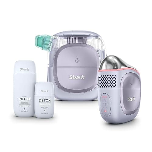 Shark FacialPro Glow at-Home Hydro-Powered Facial System with DePuffi Hot & Cold Therapy – Professional Spa Skincare Device for Pore Cleansing, Hydration, & Radiant Glow, Lilac, FH320PL - Image 1
