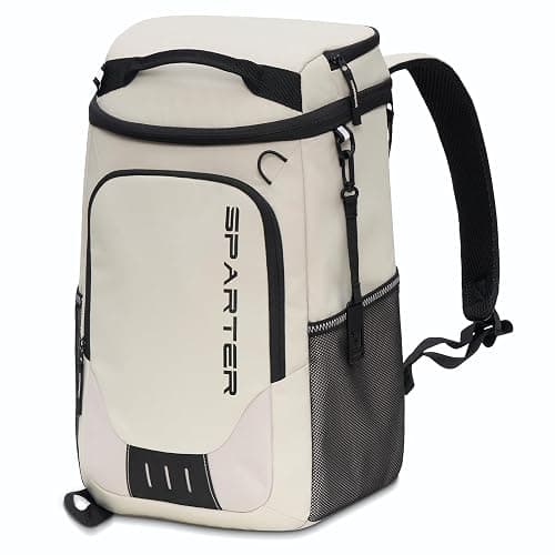 SPARTER Backpack Cooler Insulated Leak Proof 33/49 Cans, 2 Insulated Compartments Thermal Bag, Portable Lightweight Beach Travel Camping Lunch Backpack for Men and Women - Image 1