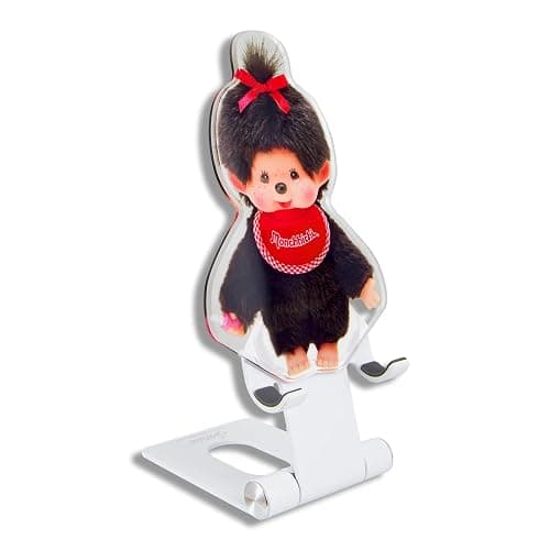 Sonix x Monchhichi Character Phone Stand | Adjustable Cell Phone Holder, Desk Stand, Dock | Monchhichi Girl - Image 1