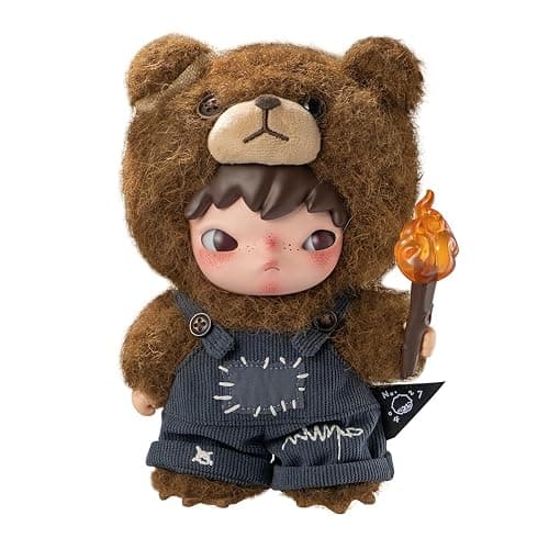 POP MART Hirono Living Wild-Fight for Joy Plush Doll, Articulated Character Premium Design Gifts for Women Fan-Favorite Collectible Toy Art Toy Action Figure - Image 1