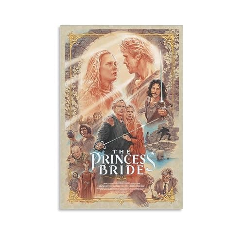 Aesthetic Posters for Bedroom The Princess Bride Movie Poster Room Decor for Women Canvas Art Poster And Wall Art Picture Print Modern Family Bedroom Decor Posters 08x12inch(20x30cm) - Image 1