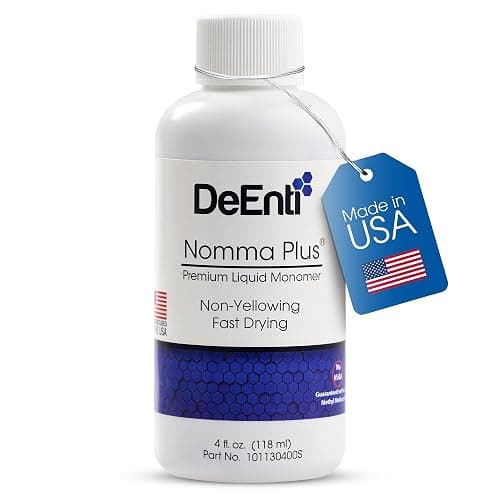 DeEnti Nomma Plus Professional Liquid Monomer, EMA Nail Liquid for Acrylic Powder, Non-Yellowing Monomer, 4oz Bottle, Professional Salon Quality Manicure and Pedicure Supplies - Image 1