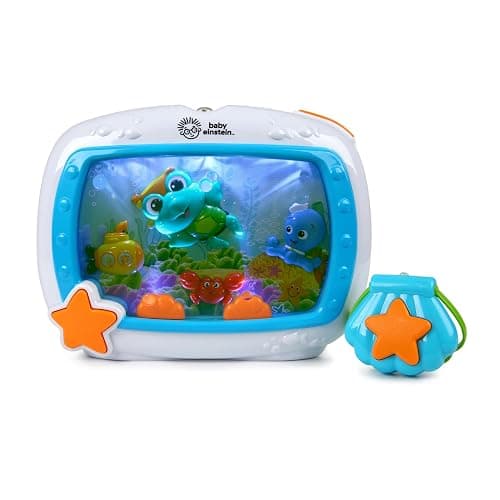 Baby Einstein Sea Dreams Soother, Crib Toy with Remote, Baby Sleep Aid, Calming Lights & Melodies, Newborn and Up - Image 1