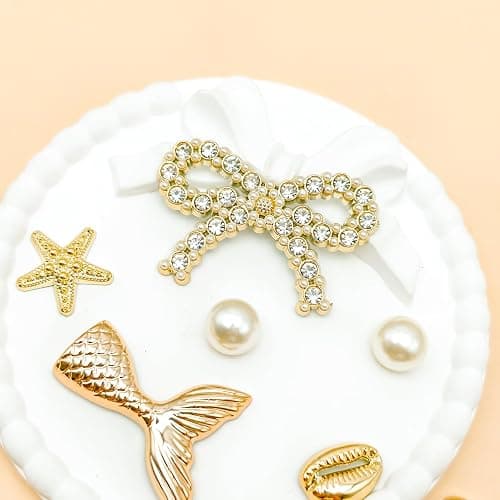 Bling Shoe Charms for Women, Sparkle Rhinestones Shoe Decoration Charms, Girly Shoe Chains for Clog Sandals, DIY Shoe Accessories for Party Favor - Image 1