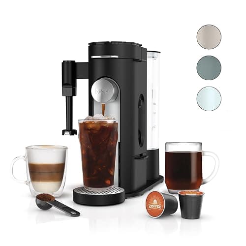 Ninja | Coffee Maker | Single Serve |Brew with Coffee Pods & Grounds| Compatible with K-Cup Coffee Pods | 4 Brew Styles, up to 24oz Cup Sizes & 56oz Removable Reservoir | Black | PB051 - Image 1