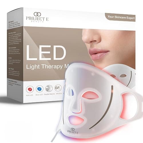 Project E Beauty LED Light Therapy Mask | LED Face & Neck Mask | Skin Rejuvenation | 7 Colors | Anti Aging | Reduce Wrinkles | Anti-inflammation | Brightening Skincare Mask - Image 1
