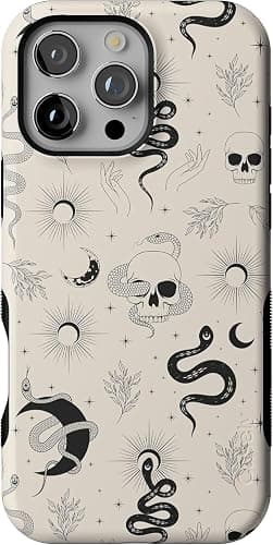 Casely iPhone 16 Pro Case | No Further Explanation | Snakes & Skulls | Compatible with MagSafe | Bold Ultra-Protective Case Design - Image 1