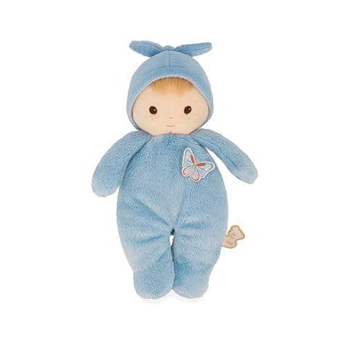LEO: Kaloo - Very Soft and Fluffy Baby Doll - Soft and Soft Body - Fabric Doll - Blue - 24 cm - Washable - from Birth - K222004 - Image 1