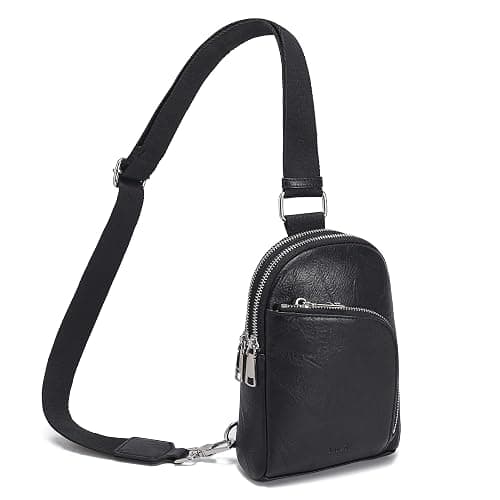 INICAT RFID Blocking Sling Bag,Anti Theft Crossbody Bags for Women,Travel Gifts Fanny Pack Cross Body Purses Woman Leather - Image 1